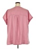Davi & Dani 100% Polyester Pink Short Sleeve Blouse Size 2X - photo 2