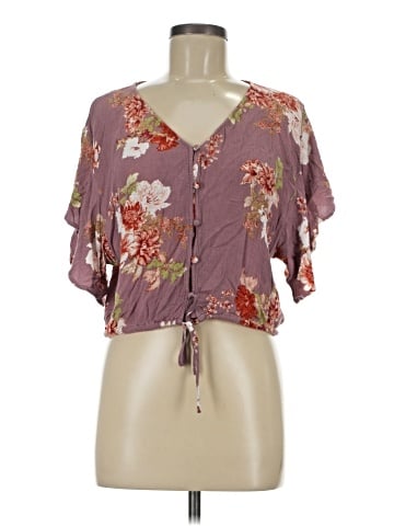ABound Short Sleeve Blouse (view 1)