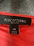 Perceptions Orange Cocktail Dress Size M (petite) - photo 7
