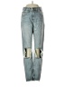 ONETEASPOON 100% Cotton Hearts Blue Jeans Size 26 waist - photo 1