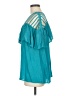Entro Teal Short Sleeve Blouse Size M - photo 5