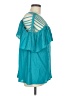 Entro Teal Short Sleeve Blouse Size M - photo 4