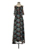 Veronica M. 100% Polyester Floral Blue Casual Dress Size XS - photo 1