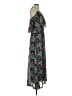 Veronica M. 100% Polyester Floral Blue Casual Dress Size XS - photo 4