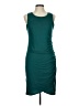 Leith Solid Teal Cocktail Dress Size L - photo 1