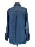 MICHAEL Michael Kors 100% Lyocell Blue Long Sleeve Button-Down Shirt Size 6 - photo 2