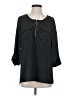 Rebecca Malone Polka Dots Black 3/4 Sleeve Blouse Size S - photo 1