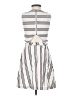 Mo:Vint Stripes White Casual Dress Size XS - photo 2