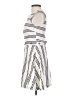Mo:Vint Stripes White Casual Dress Size XS - photo 5