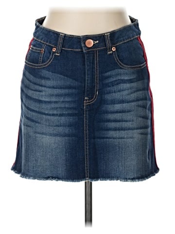 No Boundaries Denim Skirt (view 1)