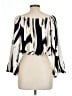 Unbranded 100% Polyester Ivory 3/4 Sleeve Blouse Size L (estimated) - photo 2