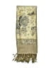 Unbranded Paisley Gold Tan Scarf One size - photo 2