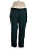 Zac & Rachel Solid Teal Active Pants Size 2X - photo 1