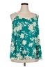 Torrid 100% Polyester Teal Sleeveless Blouse Size 2X Plus (2) - photo 1
