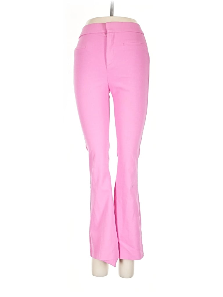 Pre-owned Zara Dress Pants In Pink