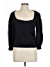Free People Solid Black Pullover Sweater Size L - photo 1