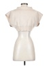 Unbranded 100% Polyester Ivory Short Sleeve Turtleneck Size S - photo 2