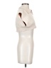 Unbranded 100% Polyester Ivory Short Sleeve Turtleneck Size S - photo 4