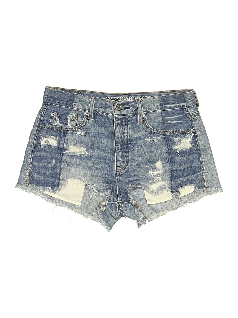 Pre-owned American Eagle Outfitters Denim Shorts In Blue