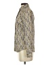 J.Crew 100% Cotton Paisley Gray Ivory Long Sleeve Button-Down Shirt Size 2 - photo 5