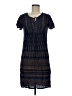 Lapogee 100% Rayon Paisley Blue Casual Dress Size M - photo 1