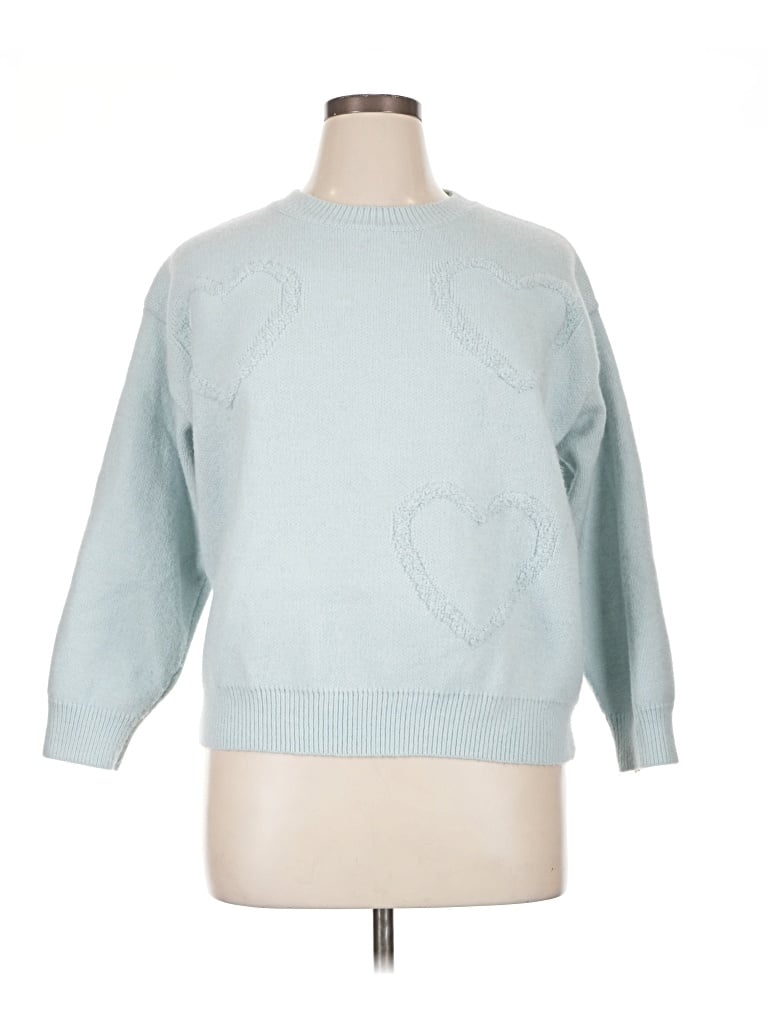 Pre-owned Unbranded Pullover Sweater In Blue