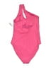 Old Navy Solid Pink One Piece Swimsuit Size XS - photo 2