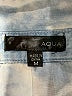 Aqua 100% Tencel Tie-dye Blue 3/4 Sleeve Button-Down Shirt Size M - photo 7