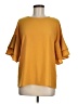 Unbranded Yellow Short Sleeve Blouse Size M - photo 1