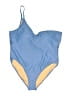 J.Crew Color Block Blue One Piece Swimsuit Size 20 - photo 1