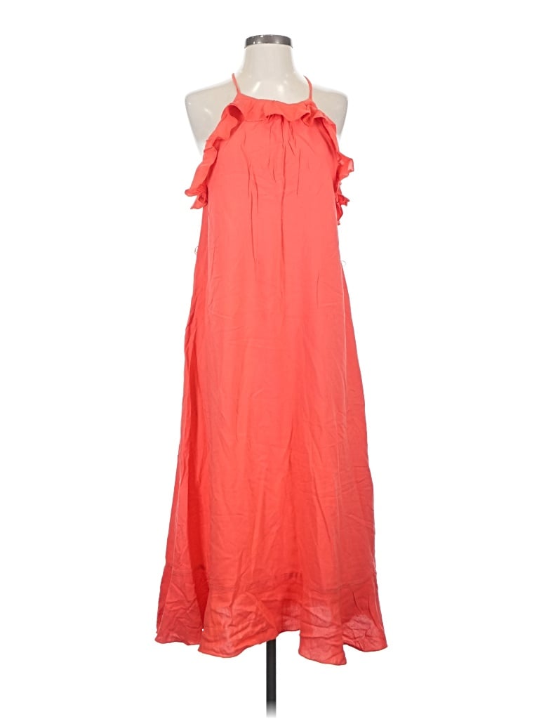 Pre-owned Mng Suit Casual Dress In Orange