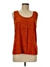 Ophelia Orange Sleeveless Blouse Size M - photo 1