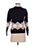 Charlie Argyle Blue Turtleneck Sweater Size XS - photo 1