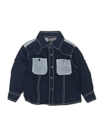 Quad Seven Long Sleeve Button-Down Shirt (view 1)