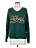 Divided by H&M Graphic Green Pullover Sweater Size S - photo 1