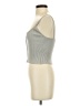 Zara 100% Polyamide Gray Sleeveless Top Size S - photo 5