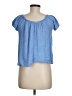 Potter's Pot Blue Short Sleeve Blouse Size M (estimated) - photo 2