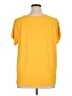 89th & Madison Yellow Short Sleeve Blouse Size 1X - photo 2