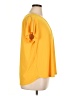 89th & Madison Yellow Short Sleeve Blouse Size 1X - photo 4