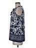 Rafaella Blue Sleeveless Blouse Size M - photo 5