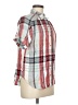 Universal Thread 100% Rayon Plaid Gray Short Sleeve Button-Down Shirt Size M - photo 4