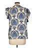 Unbranded 100% Polyester Blue Short Sleeve Blouse Size L - photo 2
