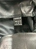 Shein 100% Polyester Solid Black Faux Leather Skirt Size 4 - photo 4