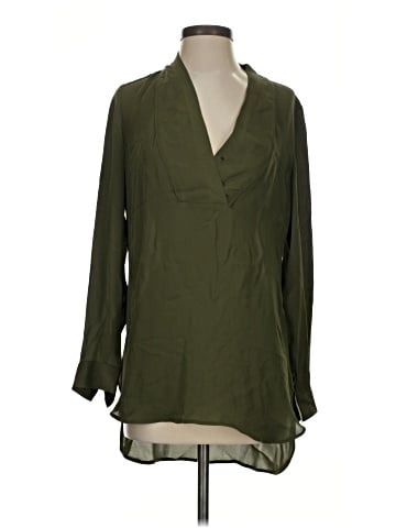 Marie Oliver Long Sleeve Silk Top (view 1)
