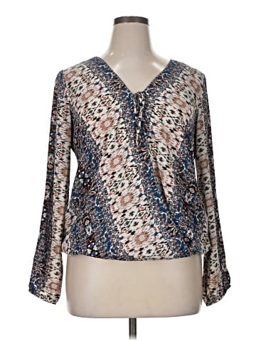 AB Studio Long Sleeve Blouse (view 1)