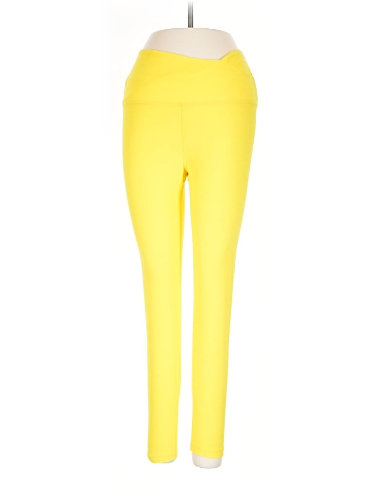Pre-owned Beyond Yoga Active Pants In Yellow