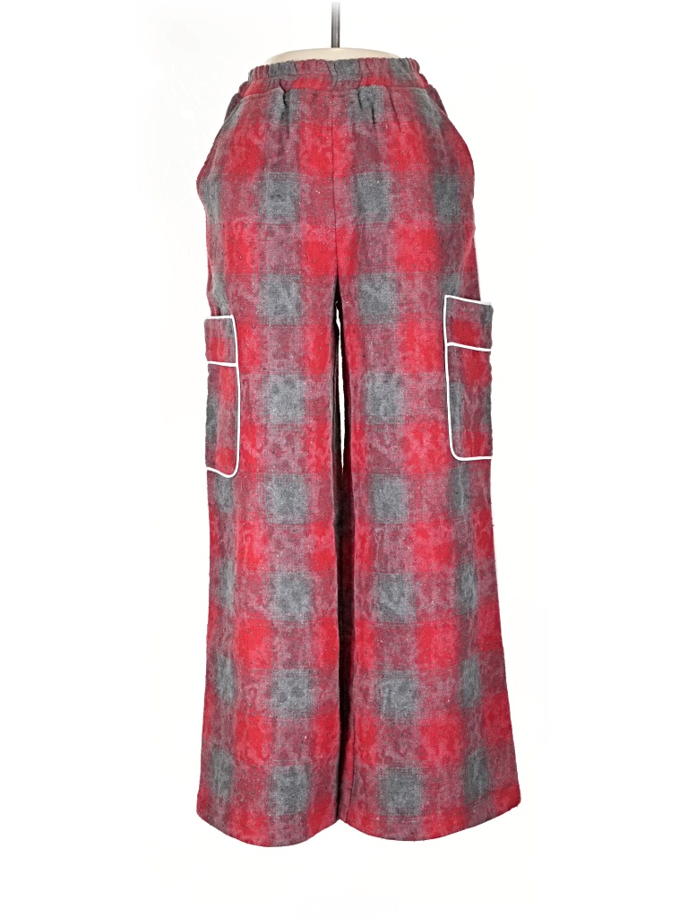 Pre-owned Assorted Brands Casual Pants In Red
