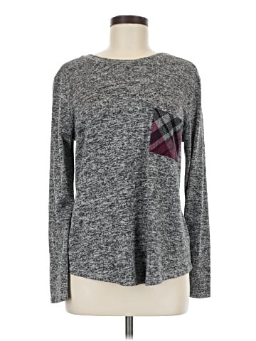 Brittany Black Long Sleeve Top (view 1)