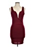 A'gaci Burgundy Cocktail Dress Size L - photo 1