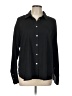 Ann Taylor LOFT 100% Polyester Black Long Sleeve Blouse Size L - photo 1